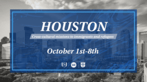 Houston trip promotional graphic